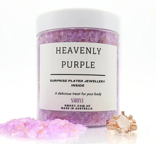 RING INSIDE - Heavenly Purple Bath Salts Soak