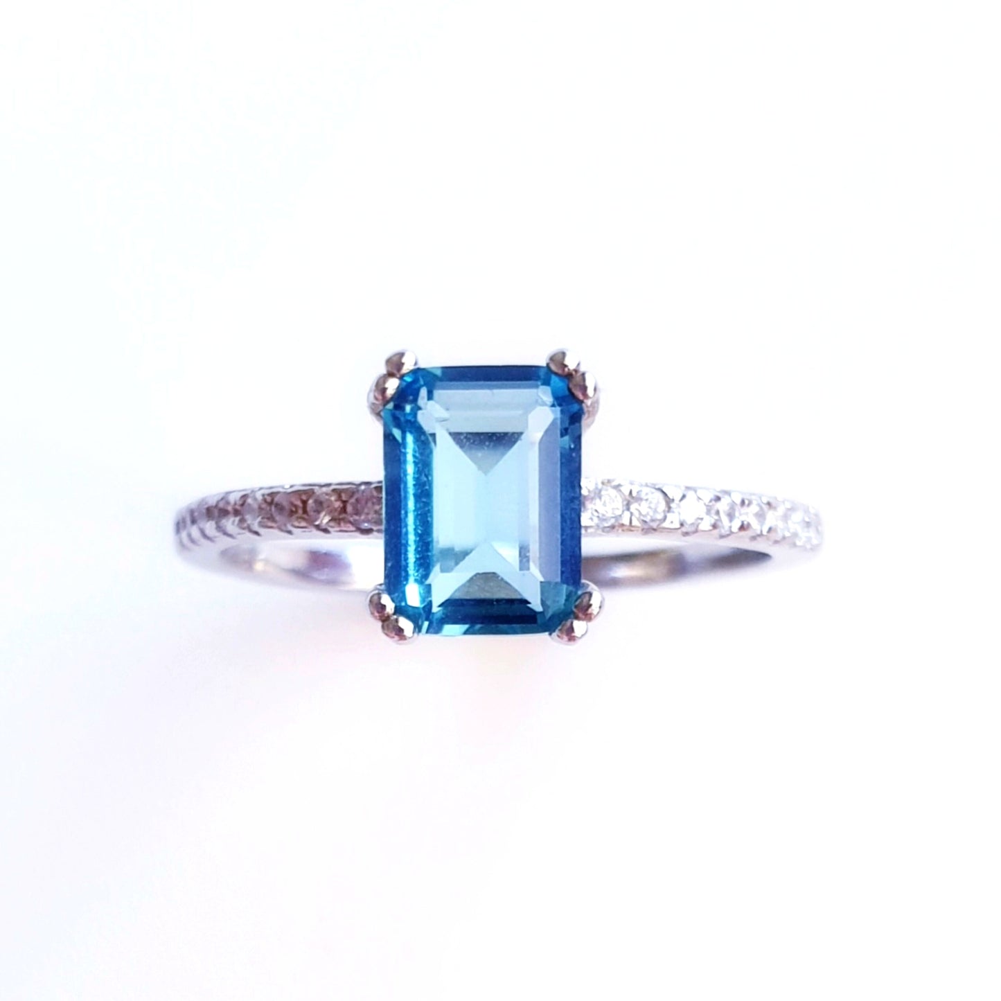 Ocean Blue S925 Sterling Silver Ring