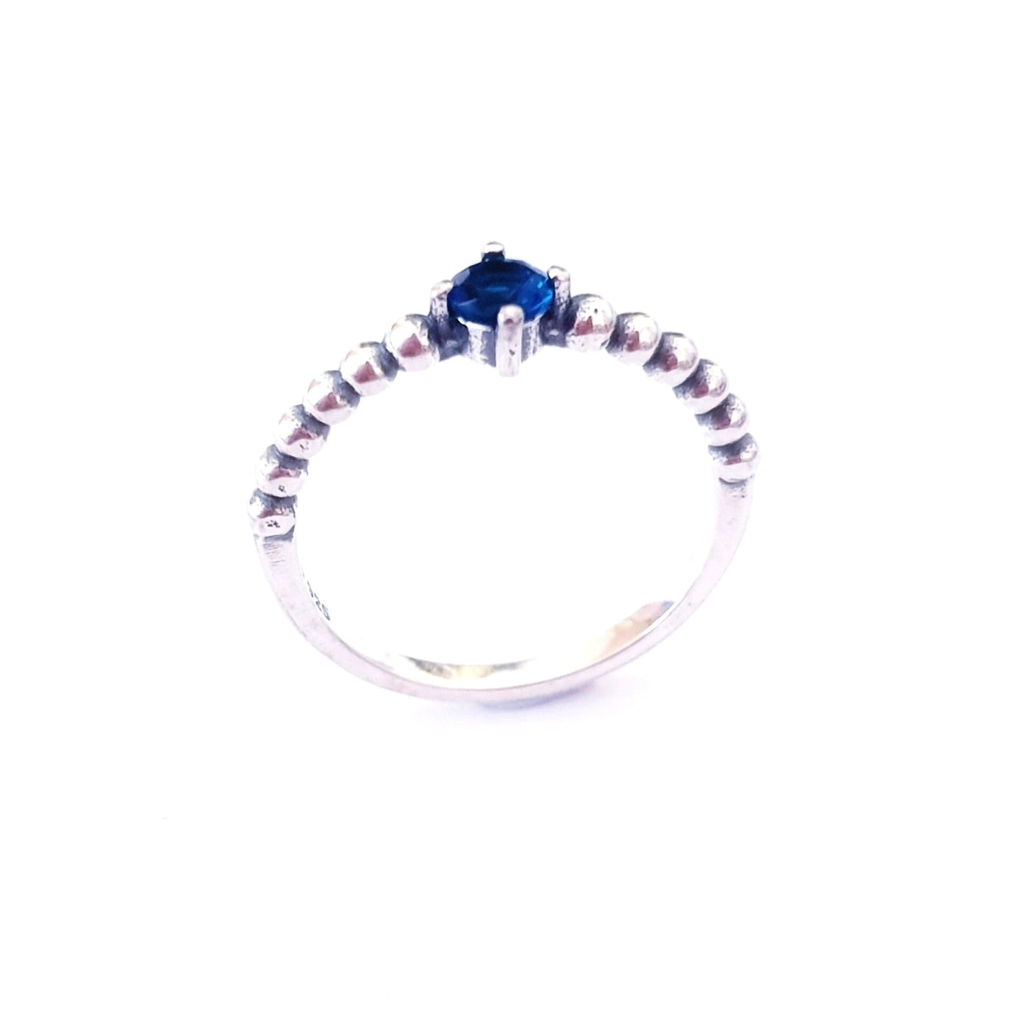 Blue Dreams AAA Cubic Zirconia Sterling Silver Ring