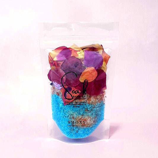 Blue Ocean Rose Bath Salt Soak